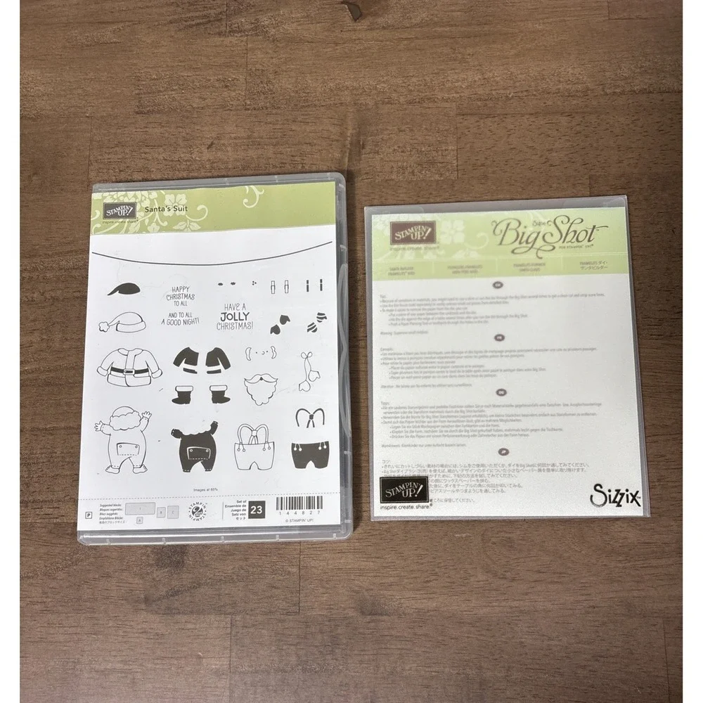 Stampin' Up! Santa's Suit Stamps & Santa Builder Framelits Dies
